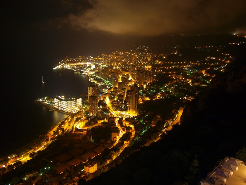 Monaco by night