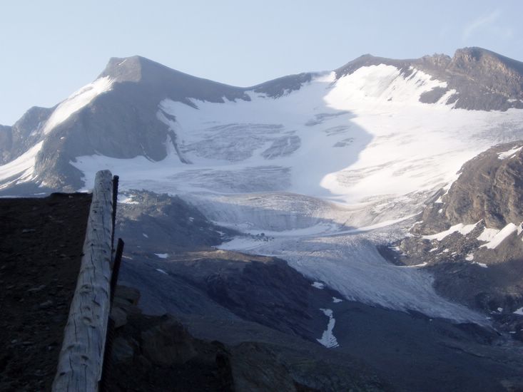 View over the Glacier de l'Isre