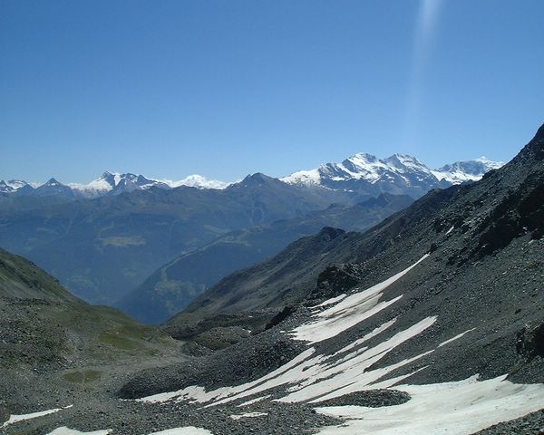 View from the pass